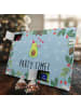 Mr. & Mrs. Panda Adventskalender Avocado Party Zeit mit Spruch in Eisblau