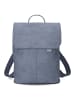 Zwei Mademoiselle MR13 - Rucksack 37 cm (leo) in nubuk-sky