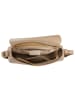 Toscanto Leder Schultertasche Toscanto Tasche taupe, beige ca. 33cm