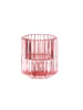MARELIDA Kerzenhalter 2in1 für Teelichter und Stabkerzen H: 5,9cm in rosa