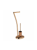 relaxdays WC Garnitur in Kupfer - (B)21 x (H)75 x (T)26 cm