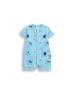 Coccodrillo Kurzarmstrampler in blau