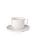 Villeroy & Boch Kaffeetasse mit Untertasse Afina in Weiß 150 ml