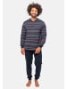 Ammann Schlafanzug Cotton in Night Blue