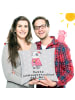 Mr. & Mrs. Panda 40 x 40 Kissen Panda Beste Schwiegertochter der... in Grau Pastell