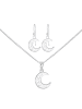 Alexander York Schmuckset MOON in 925 Sterling Silber, 4-tlg. 