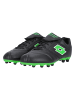 Lotto Fußballschuh Stadio 200 in 1NI All Black/Spring Green