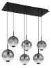 Globo lighting Hängeleuchte "LACY" in black