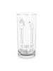 Mr. & Mrs. Panda Panda Glas Streichhölzer mit Spruch in Transparent