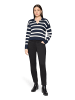 Betty Barclay Strickpullover mit Streifen in Patch Dark Blue/Cream