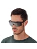 YEAZ SUNSHADE sport-sonnenbrille black/silver in schwarz / silber