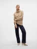 Vero Moda Strickpullover in Silver Mink
