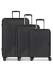 March15 Trading Gotthard Edition 4 Rollen Kofferset 3-teilig in black metallic