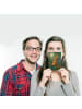 Mr. & Mrs. Panda Postkarte Fledermaus Sitzen Design mit Spruch in Weiß