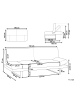 Beliani 2-Sitzer Sofa YORK in Beige/Silber - (W) 190 x (H) 81 x (L) 89 cm