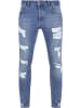 2Y Premium 2Y Premium Herren 2Y Skinny Fit Destroyed Jeans in blue