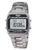 Boccia Digital Armband-Uhr Titan Grau Silber
