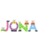 Playshoes Deko-Buchstaben "JONA" in bunt