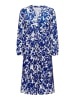 ONLY Mediterranes Kleid Legerer Midi Dress mit Knopfleiste in Blau
