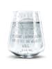 Mr. & Mrs. Panda Trinkglas Igel Herzen mit Spruch in Transparent