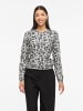 Vila Strickjacke in Light Grey Melange