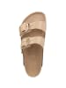 Birkenstock Sandale Arizona Big Buckle Naturleder Lack normal in beige