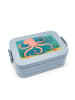 Mr. & Mrs. Panda Brotzeitbox Tintenfisch Design mit Spruch in Blau Pastell