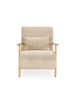 CALICOSY Sessel BONNIE in Beige - (W) 70  x (H) 84  x (L) 83  cm