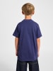 Hummel T-Shirt Hmljr Reg Kinder in SMOKE PINE/DEEP COBALT