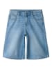 TWO SOON Jeansshorts in Medium Blue Denim