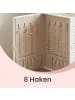 SONGMICS Schmuckkasten Bridie in Weiß - (B)15.6 x (H)32 x (T)26 cm