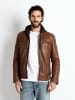 Mustang Lederjacke Foster in cognac