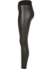 Urban Classics Urban Classics Damen Ladies Faux Leather High Waist Leggings 2-Pack in black+black
