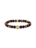 Thomas Sabo Beads-Armband Aus Tigerauge in gold, braun, schwarz