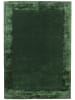 KADIMA DESIGN Teppich Wolle mit Viskose-Mix, Unifarben, Handgefertigt, Robust in Grün
