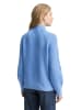Tom Tailor Pullover in light blue knit structure