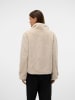 Vero Moda Kunstfell Jacke in Oatmeal
