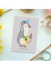 Mr. & Mrs. Panda Postkarte Elektrikerin Herz ohne Spruch in Grau Pastell