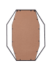 Beliani Wandspiegel NIRE in Grau - (W) 60 x (H) 80 x (L) 3 cm