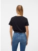 Vero Moda 2er Pack Basic T-Shirt VMPAULA in Schwarz-Blau