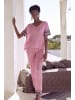 VIVANCE DREAMS Pyjamaoberteil in pink gemustert