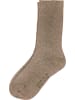 Hudson Baumwolle Socken 1 Paar mit Softbund Relax Cotton in taupe meliert
