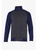 PLUS EIGHTEEN Herren Sweatjacke in Marine Melange