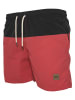 Urban Classics Beachwear - Bottom in blk/red