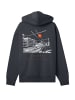 F4NT4STIC Hoodie Escape Discover the World Town Train Station in off black