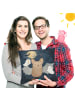 Mr. & Mrs. Panda Sofakissen Fledermaus Gespenster Design ohne Sp... in Weiß
