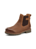Camel Active Chelsea Boot mit Reißverschluss in Braun