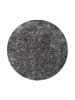 Kayoom Hochflor Teppich Diamond 725 in grau - weiß - rund