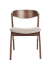 Beliani 2er-Set Esszimmerstuhl LILLY in Beige/Braun
