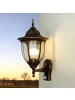 Licht-Erlebnisse Außen Wandlampe (B)24.5 x (H)46.5 cm in Kupfer Antik
